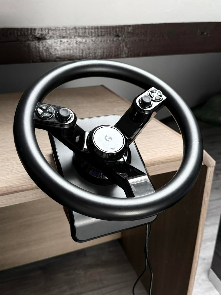 Stuurwiel Gaming - Logitech Saitek, Computers en Software, Ophalen, Gebruikt