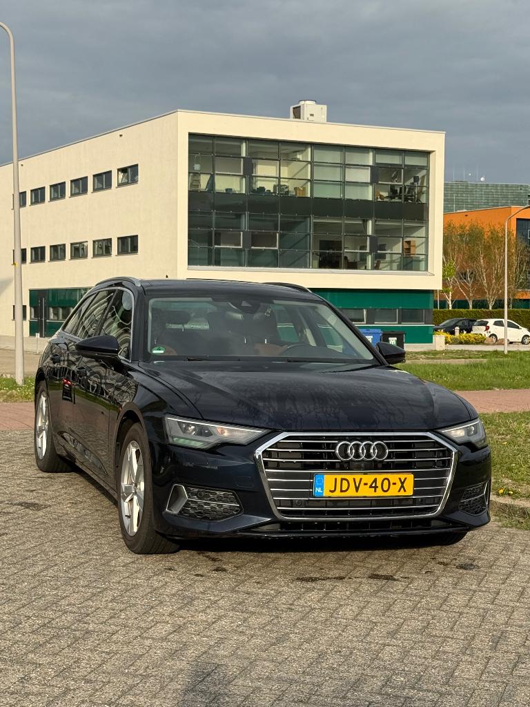 Audi A6 Avant 2019 Business Edition Donkerblauw 40TDI 204PK, Autos, Audi, Cuir et Alcantara, Achat, Euro 6, Entretenue par le concessionnaire
