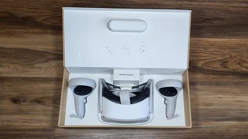 oculus quest 2, Consoles de jeu & Jeux vidéo, Enlèvement ou Envoi, Comme neuf, Lunettes VR, PC