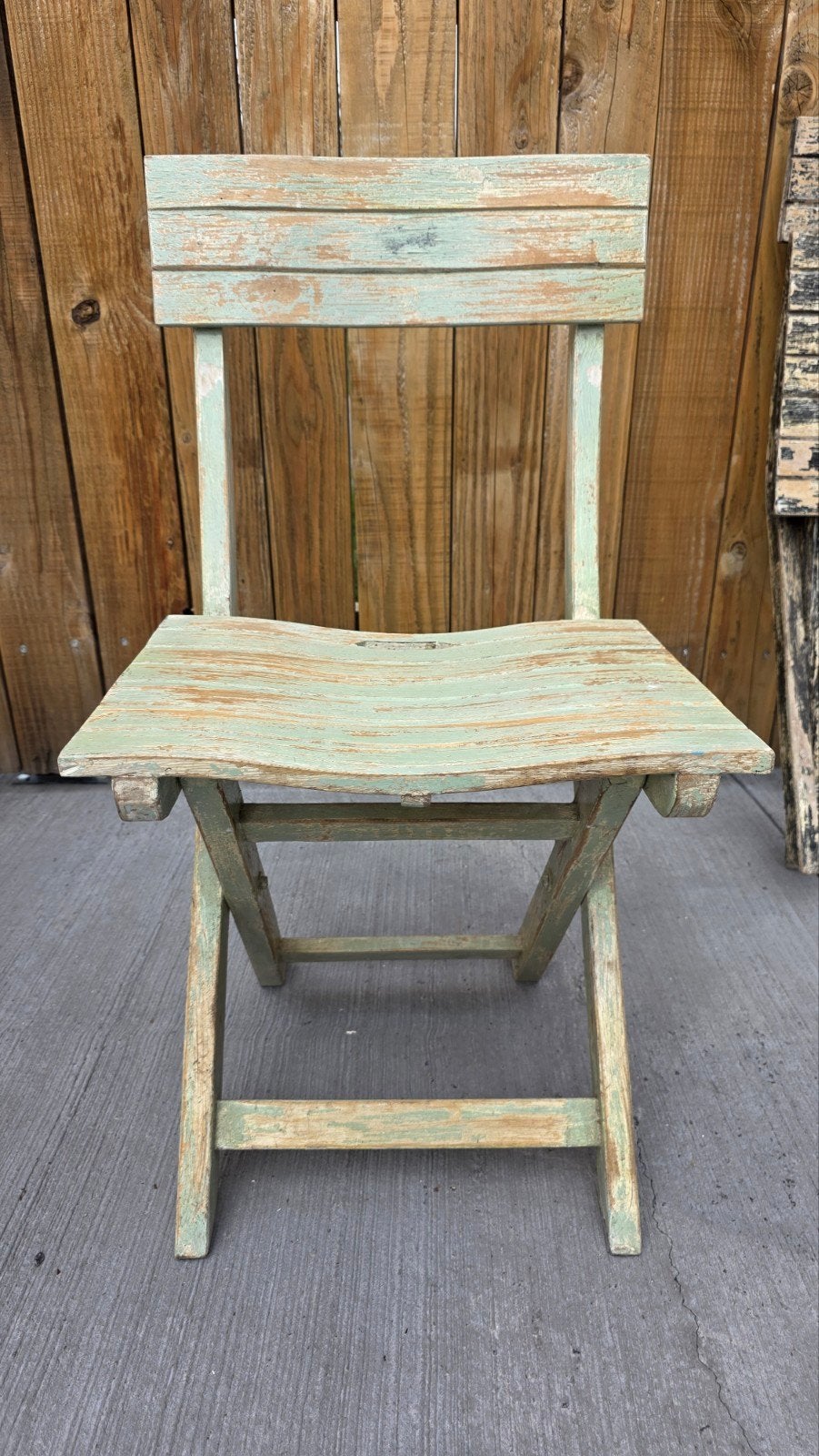 8 anciennes chaises pliantes en teck, Enlèvement, Neuf, Bois, Pliant