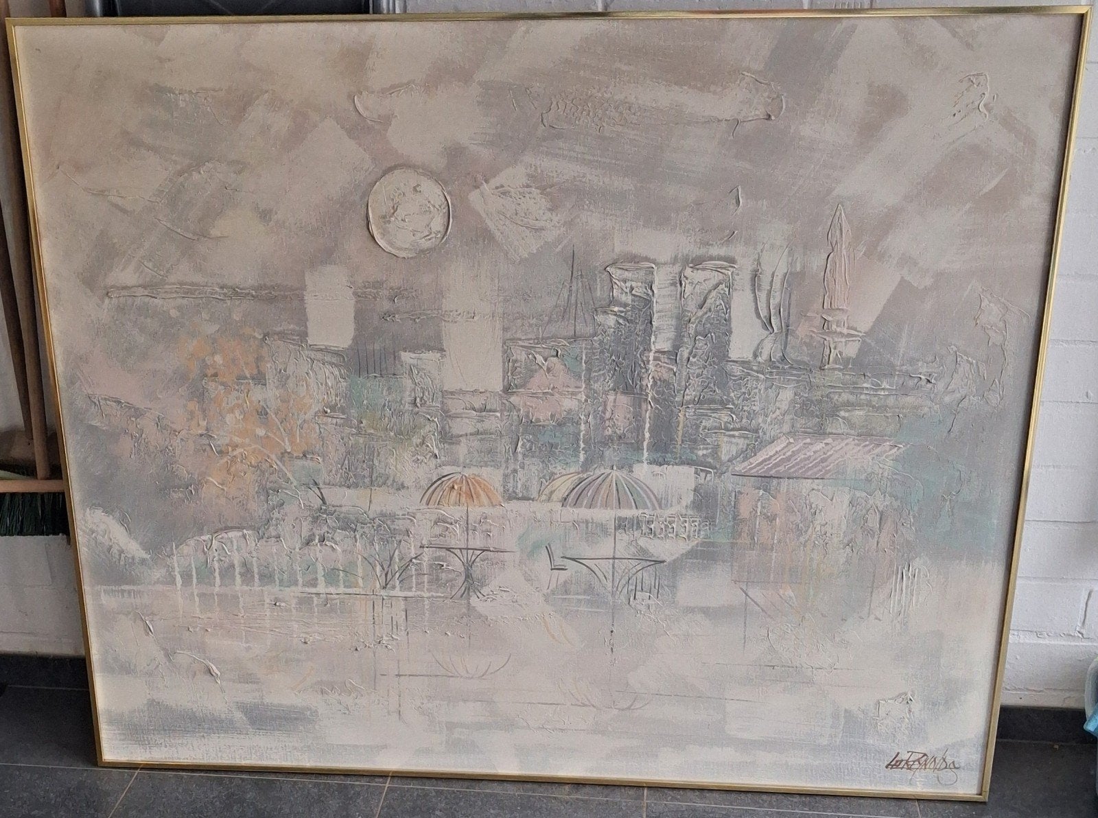 Peinture de l'Américain Lee Reynolds signée, Enlèvement ou Envoi