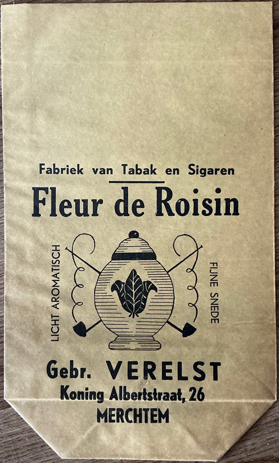FLEUR DE ROISIN/GEBR.VERELST/MERCHTEM/verpakking, Verzamelen, Ophalen of Verzenden, Zo goed als nieuw, Tabaksdoos of Verpakking