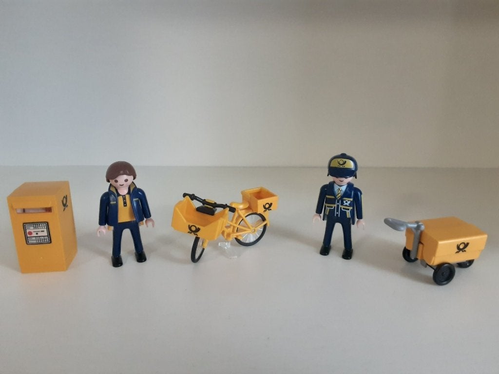 Playmobil postbodes, Ophalen of Verzenden, Zo goed als nieuw, Complete set, Figuren