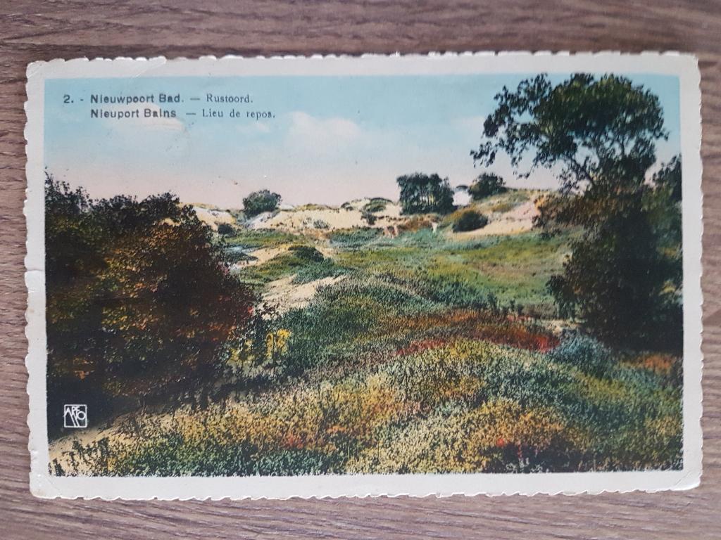 Postkaart Nieuwpoort bad Rustoord, Ophalen of Verzenden, 1920 tot 1940, Gelopen, West-Vlaanderen