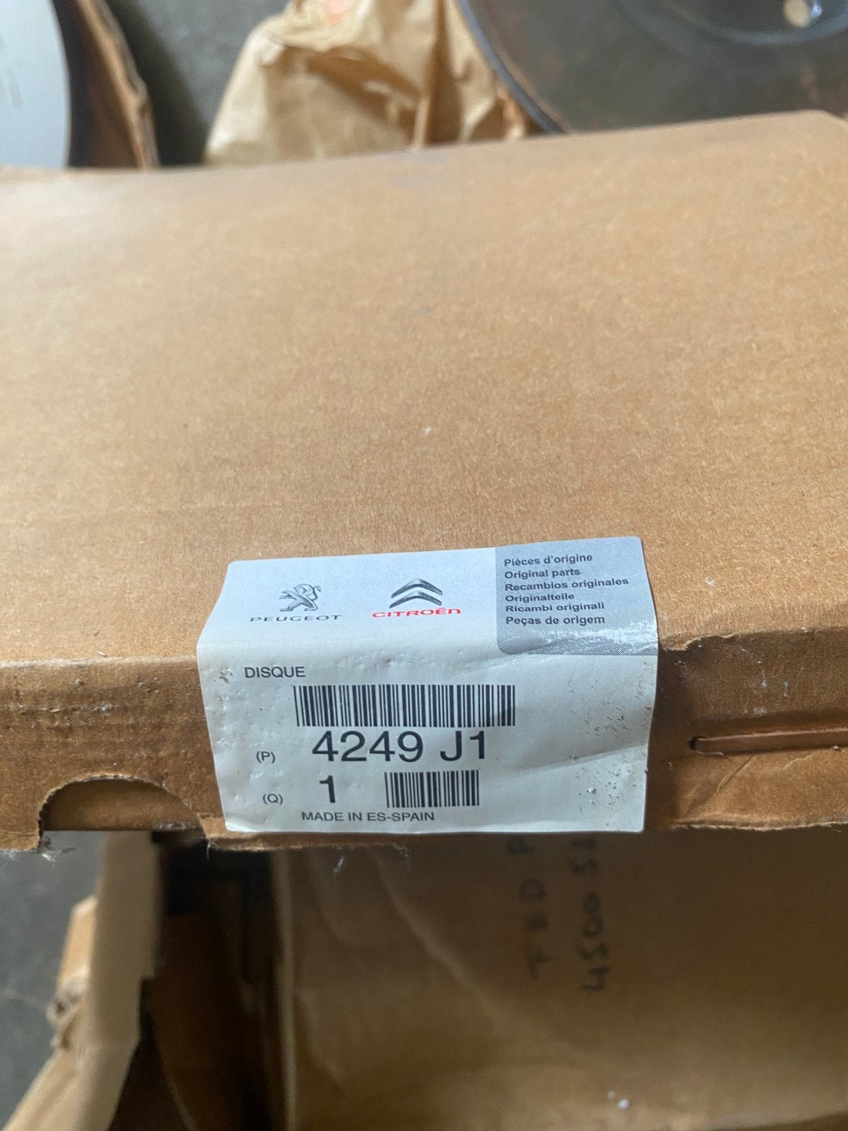 Garagiste ou revendeur Lot de disque de frein avant arriere, Enlèvement, Citroën