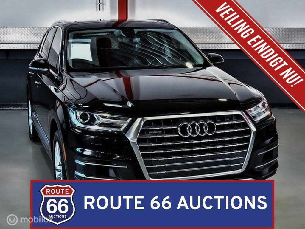 Audi Q7 3.0T Quattro Premium Plus | 2017 | Route 66 Auctions, Auto's, Gebruikt, Zwart, Bedrijf, Handgeschakeld