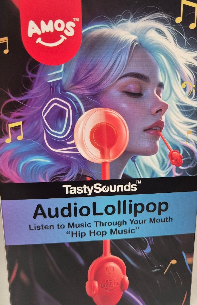 Amos TastySounds Muzikale Lolly (Aardbei / Hip-Hop) — NIEUW, Ophalen of Verzenden, Bluetooth, Nieuw