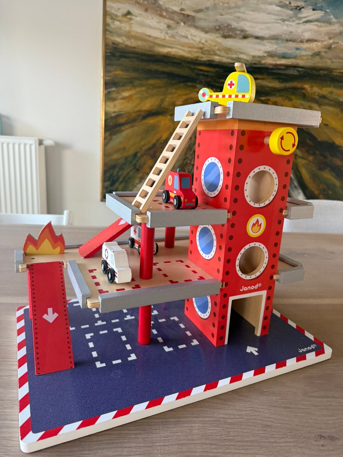 Janod brandweer, Ophalen