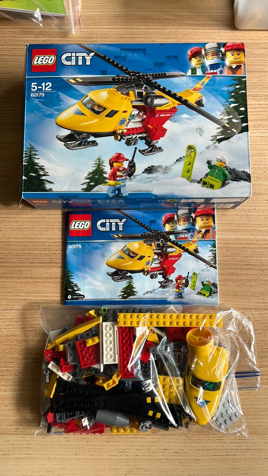 Lego City 60179, ambulancehelikopter, compleet, City, Inclusief instructies, Lego, Ophalen of Verzenden