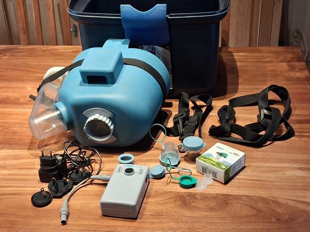 Flexineb E3 Blauw + NIEUWE Groene Cup+ veel Extra’s!, Dieren en Toebehoren, Paarden en Pony's | Overige Paardenspullen, Ophalen of Verzenden