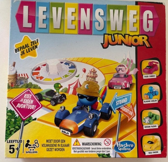 gezelschapspel Levensweg Junior, Hobby en Vrije tijd, Ophalen of Verzenden, Gebruikt, Hasbro gaming