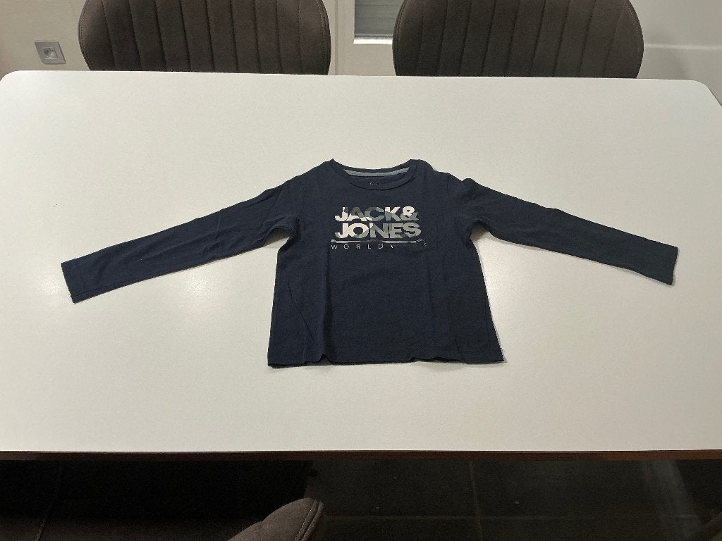 T-shirt met lange mouwen Jack en Jones maat 104, Kinderen en Baby's, Gebruikt, Ophalen of Verzenden, Shirt of Longsleeve, Jongen