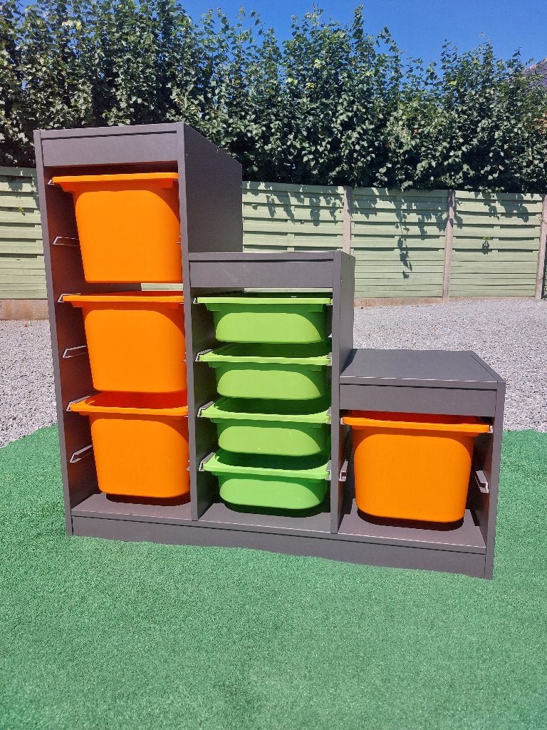 Ikea trofast vakkenkast trapkast met bakken., Ophalen, Kast, Zo goed als nieuw, 75 tot 100 cm