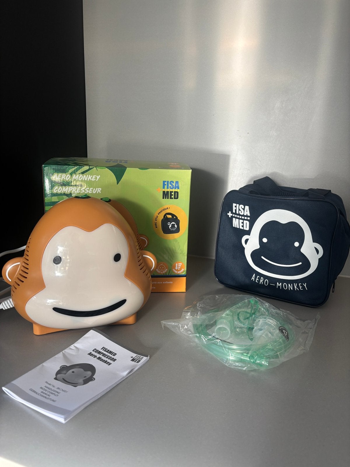 Fisa Med Aero Monkey vernevelaar / aerosol voor kinderen, Elektronische apparatuur, Persoonlijke Verzorgingsapparatuur, Ophalen