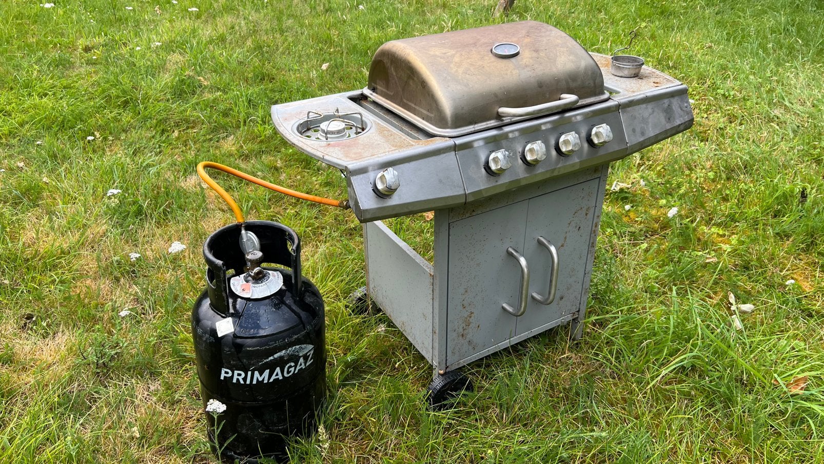 Gasbarbecue, Ophalen, Gebruikt