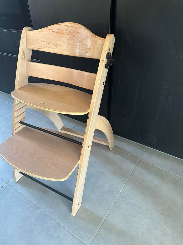 Houten meegroeistoel, Ophalen, Gebruikt, Meegroeistoel