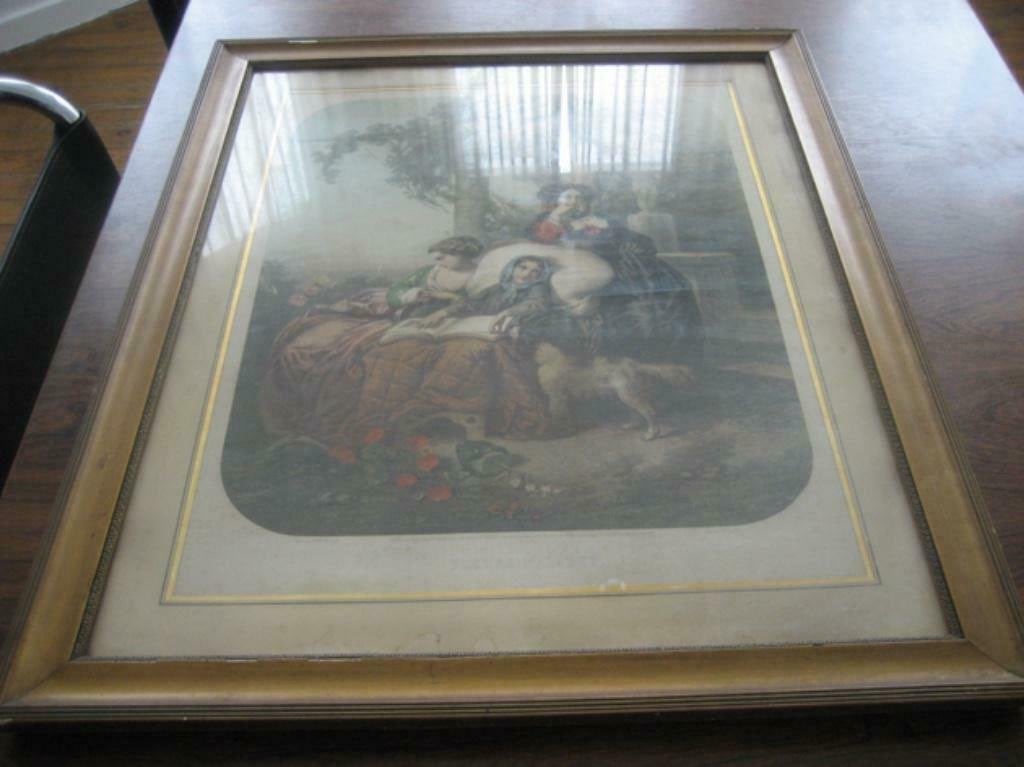 Litho: 'Fleurs Malades', Compte Calix (Régnier), Antiquités & Art, Art | Lithographies & Sérigraphies, Enlèvement, Portraits et figures