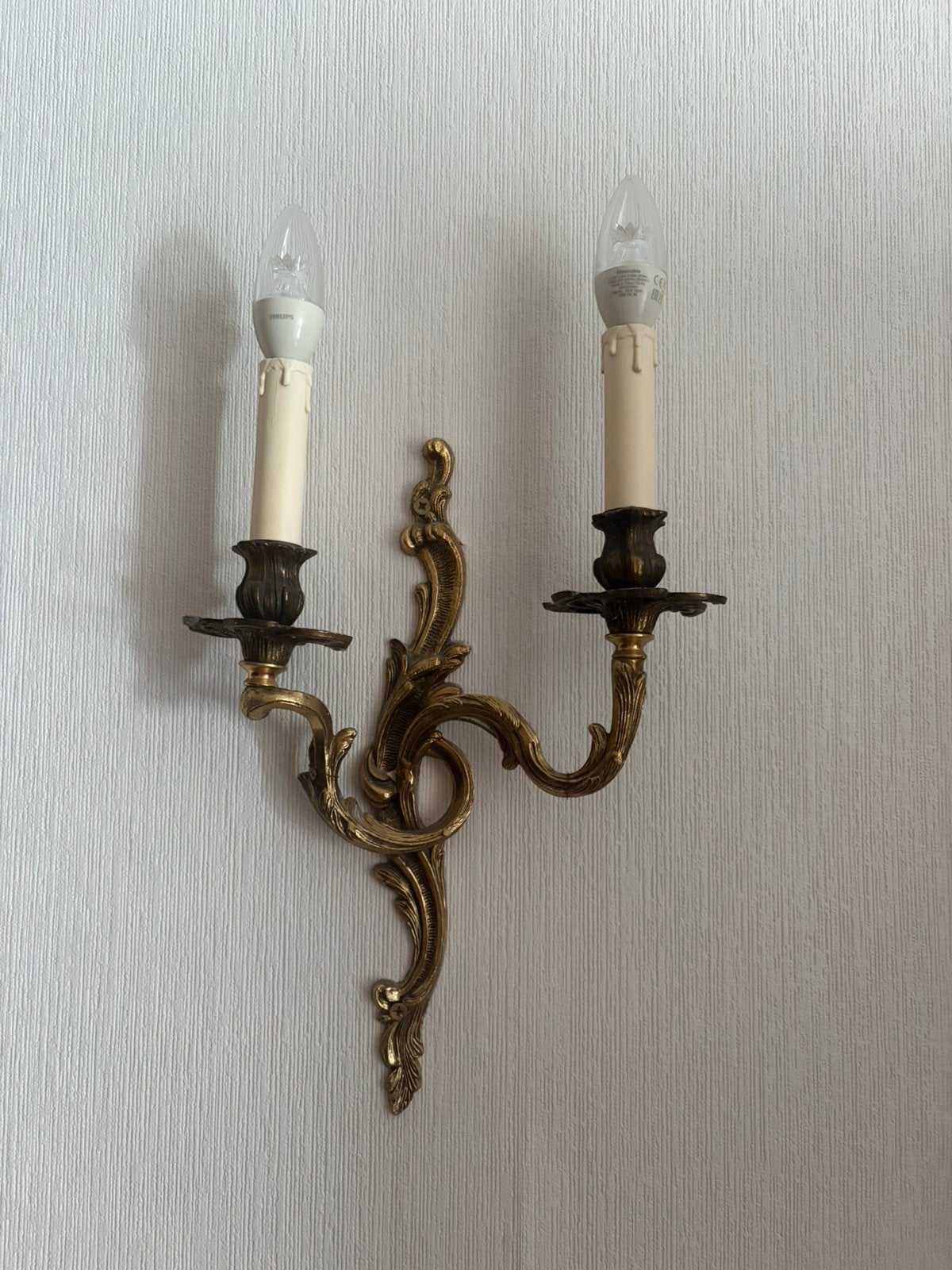 2 koperen muurverlichting, Maison & Meubles, Lampes | Appliques, Enlèvement, Comme neuf