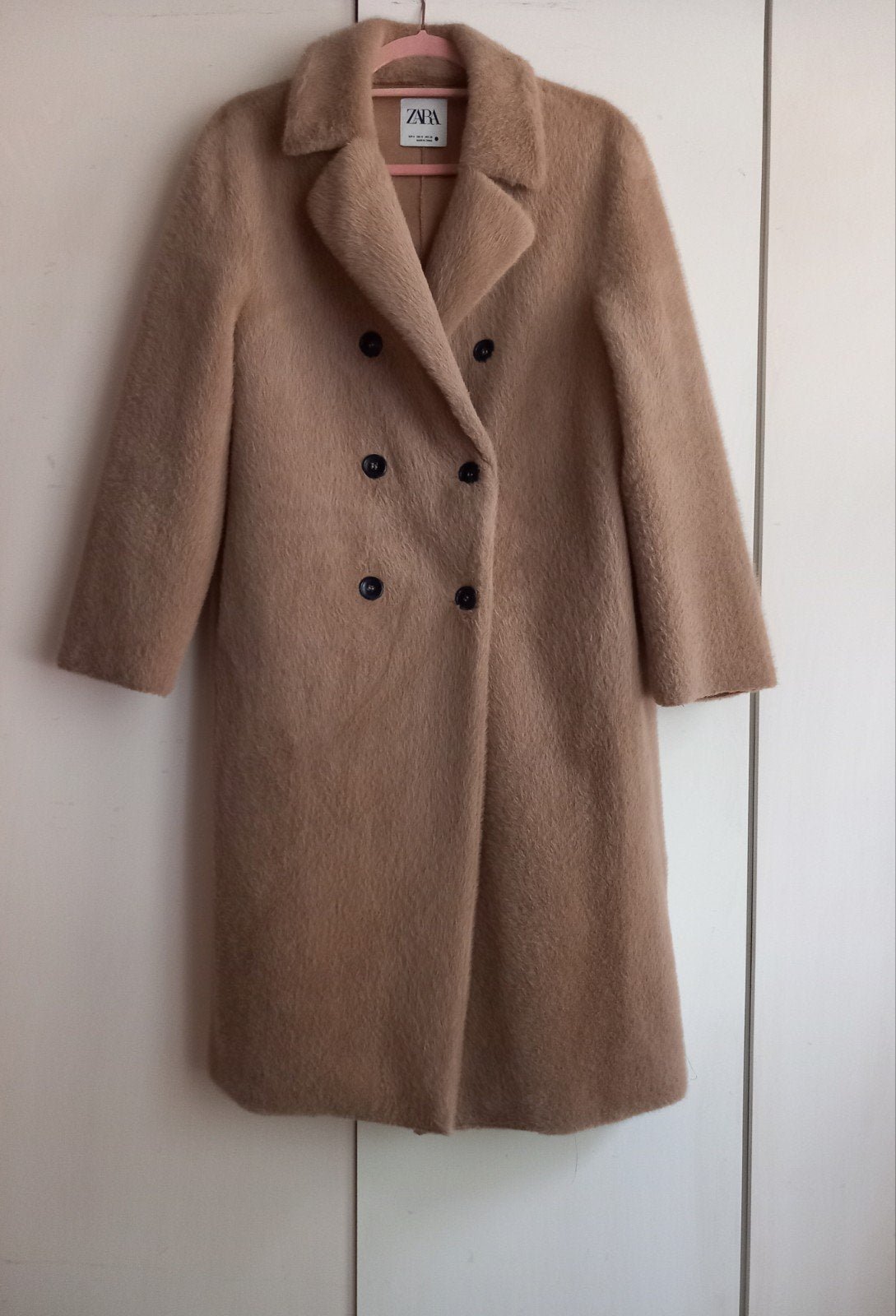 Zara teddy mantel maat M, Kleding | Dames, Jassen | Winter, Ophalen of Verzenden, Maat 38/40 (M)