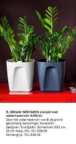 Bloempot met waterreservoir, Enlèvement, Comme neuf