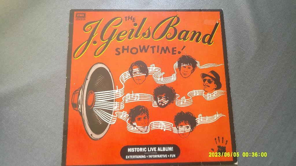 The J.Geils Band – Showtime! (LP), Cd's en Dvd's, Ophalen of Verzenden, Gebruikt