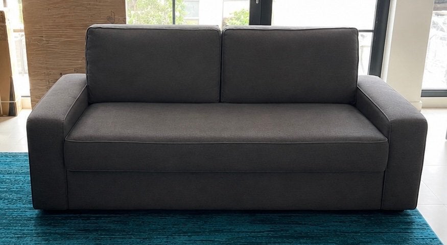 Canapé 3 places gris convertible IKEA, Enlèvement, Utilisé, Tissus, Trois personnes