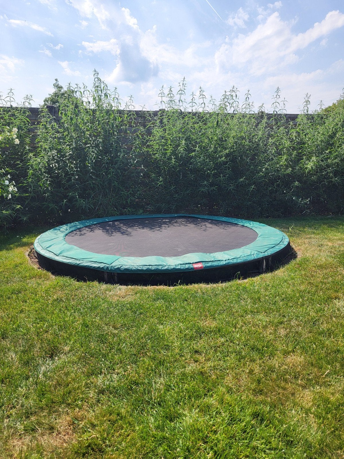 Trampoline Berg, Ophalen