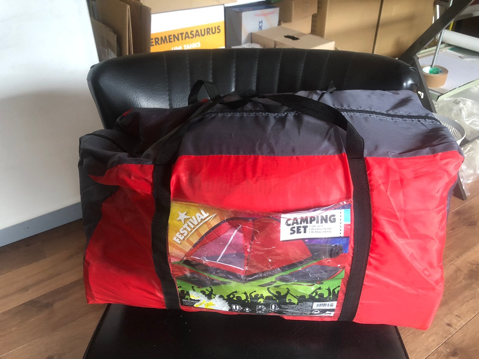 Tent , Kampeerset/festivalset, Caravans en Kamperen, Ophalen, Zo goed als nieuw