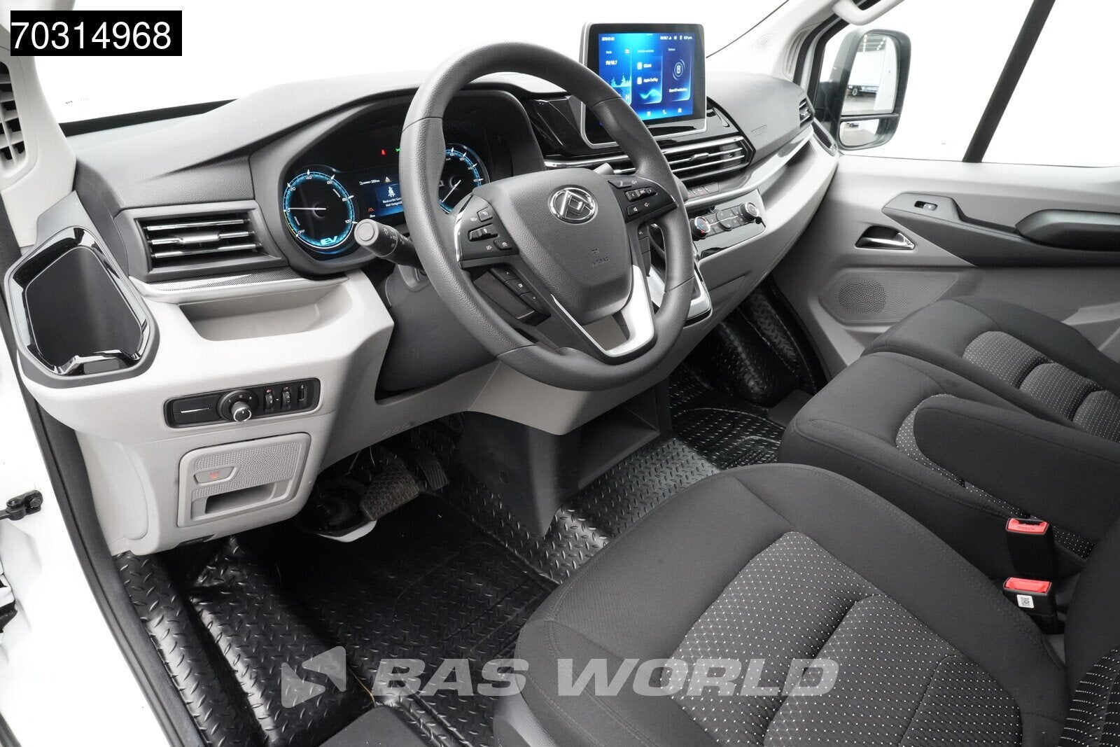 Maxus eDeliver 9 Elektro 72kWh 288km WLTP 204PS Schnelladen, Auto's, Automaat, Stof, Maxus, Wit
