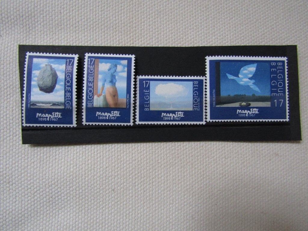 Prachtige postzegels in Belgische frank „MAGRITTE”, Orginele gom, Kunst, Ophalen of Verzenden, Postfris