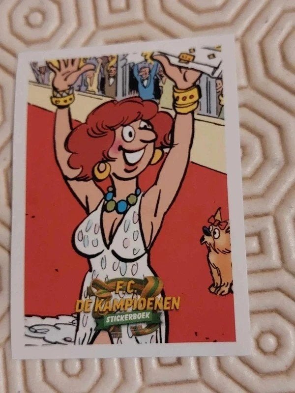 Sticker / FC De Kampioenen / Carmen, Ophalen of Verzenden, Nieuw, Tv, Overige typen