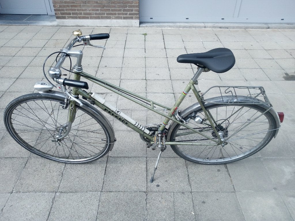 Vélo vintage Peugeot 1980s retapé, Fietsen en Brommers, Ophalen, Jaren '60 of nieuwer, Velgrem, 55 tot 59 cm