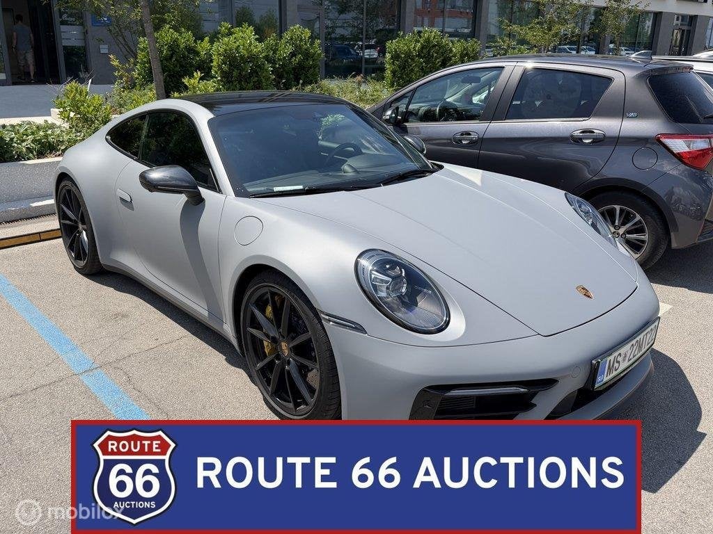 Porsche 911 Carrera 4S | 2019 | Route 66 Auctions, Gebruikt, Zwart, Bedrijf, Handgeschakeld