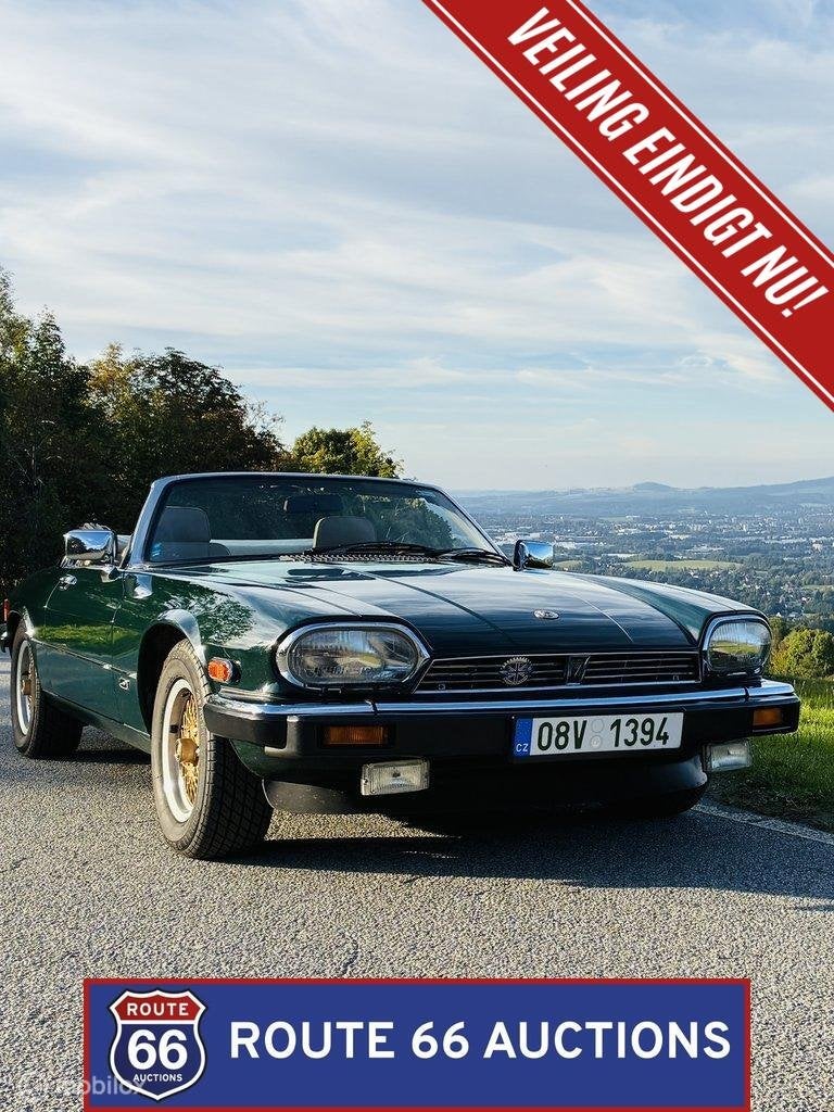 Jaguar XJS V12 Cabriolet | 1989 | Route 66 Auctions, Autos, Achat, Entreprise, Boîte manuelle, Autre carrosserie