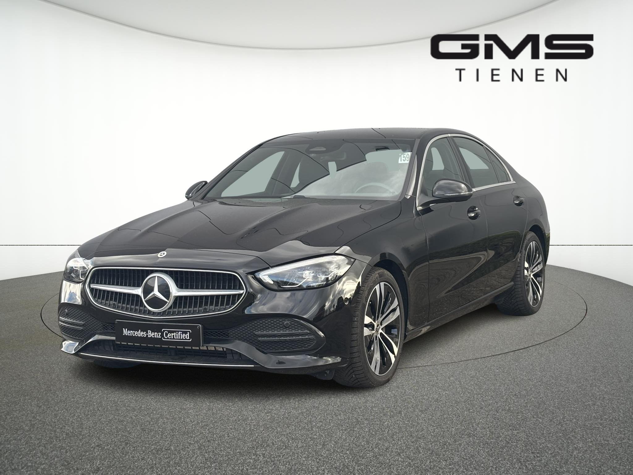 Mercedes-Benz C-Klasse 180 Luxury Line (automatique), Autos, Entreprise, 1496 cm³, Noir, Automatique