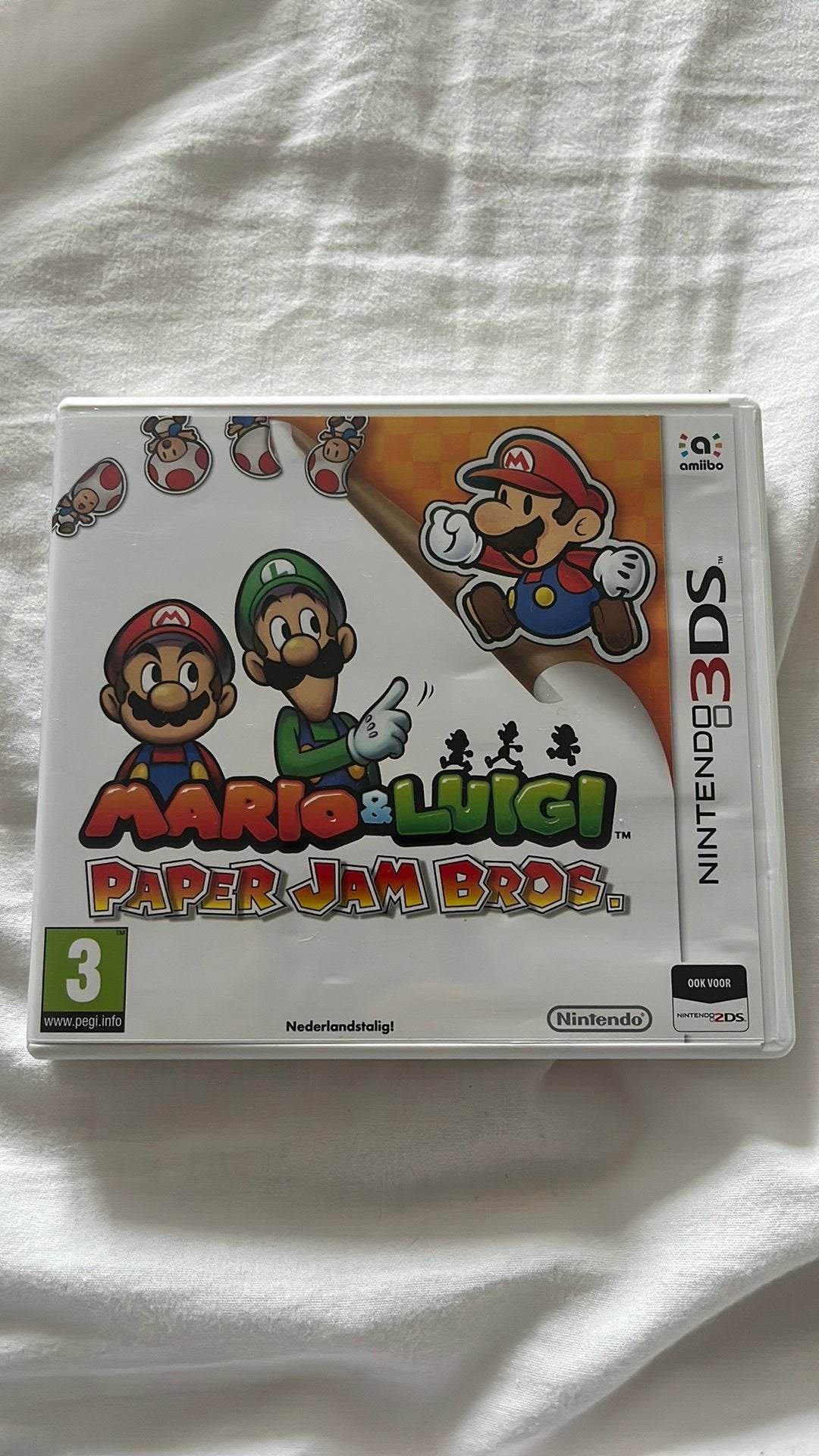 Mario & Luigi Paper Jam Bros. 3DS, Gebruikt, 1 speler, Ophalen of Verzenden, Vanaf 3 jaar