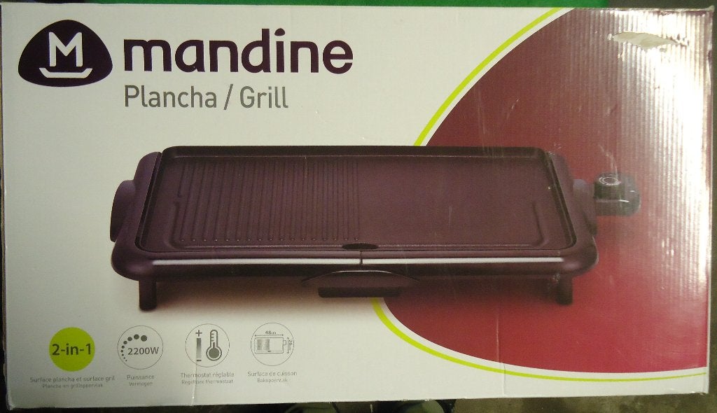 Mandine- plancha/grill, Ophalen of Verzenden, Nieuw