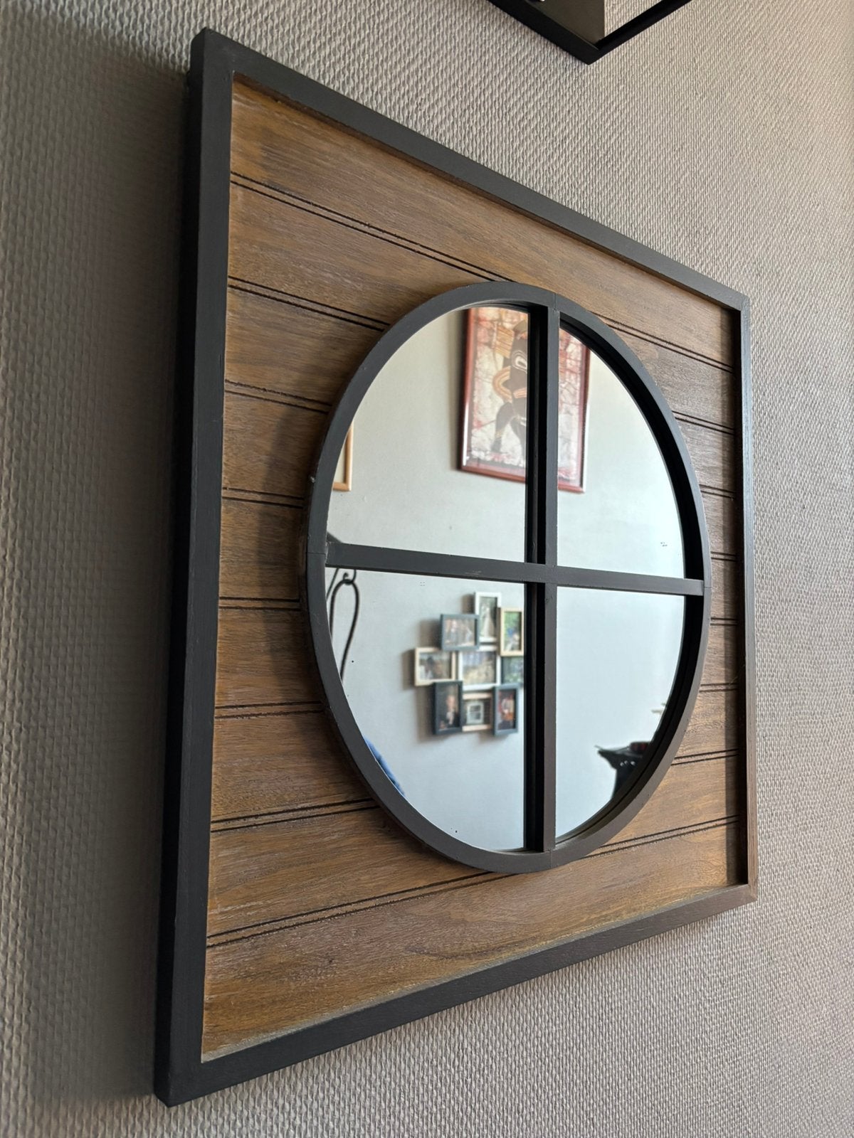 Miroir Maisin du Monde, Moins de 100 cm, Enlèvement, 50 à 75 cm, Carré