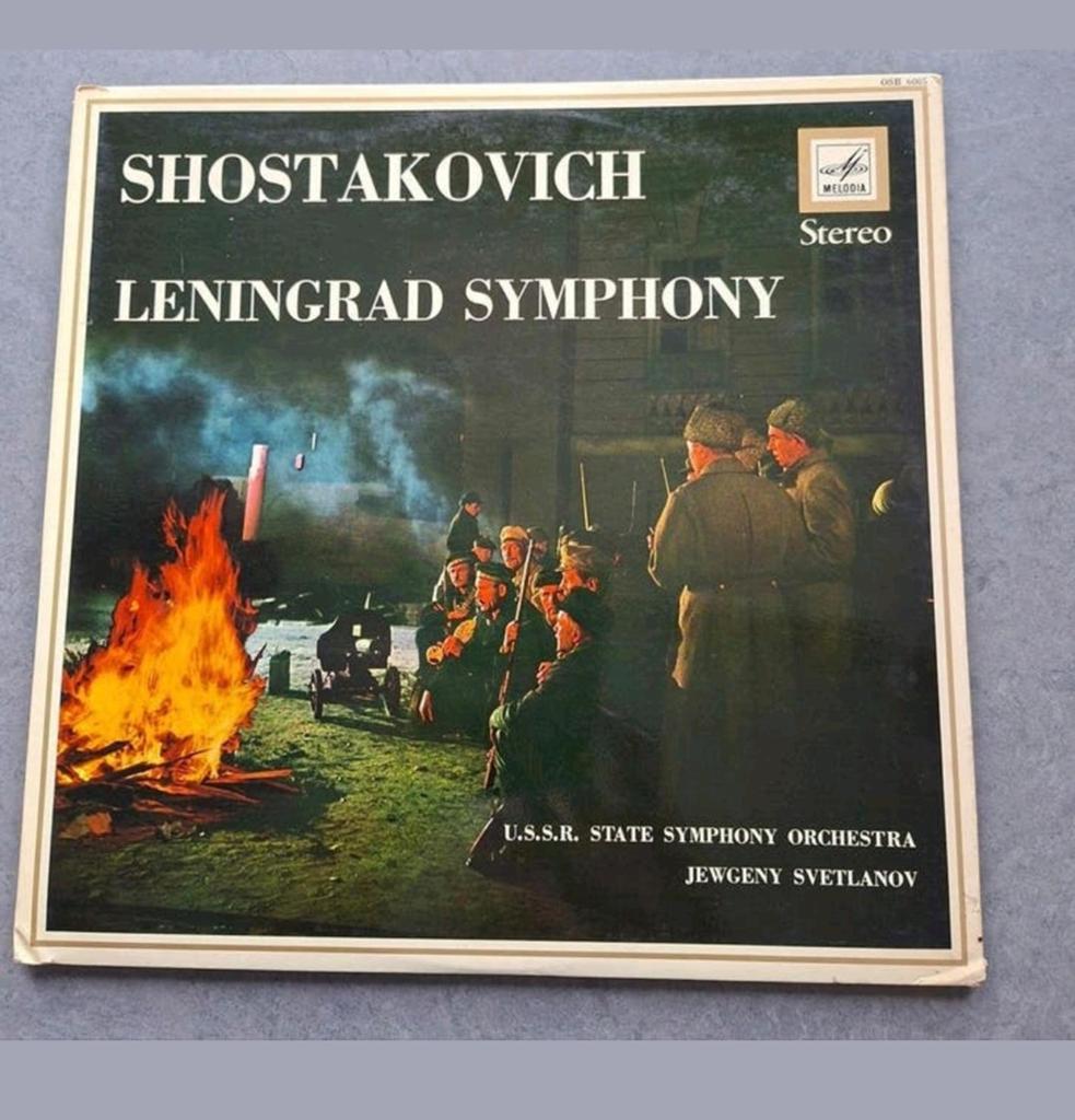 2LP. Shostakovich.  Leningrad Symphony (Melodia)., Cd's en Dvd's, Vinyl | Klassiek, Ophalen of Verzenden