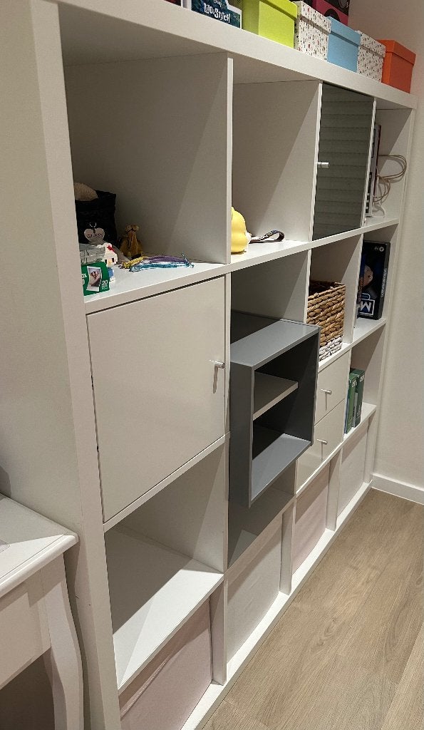 IKEA KALLAX 16 pochettes, 25 à 50 cm, Comme neuf, 100 à 150 cm, Enlèvement