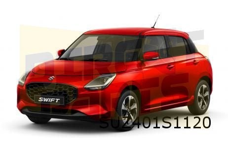 Suzuki Swift (5/24-) (A0L) voorbumper (te spuiten) Origineel, -, -, Nieuw, Bumper