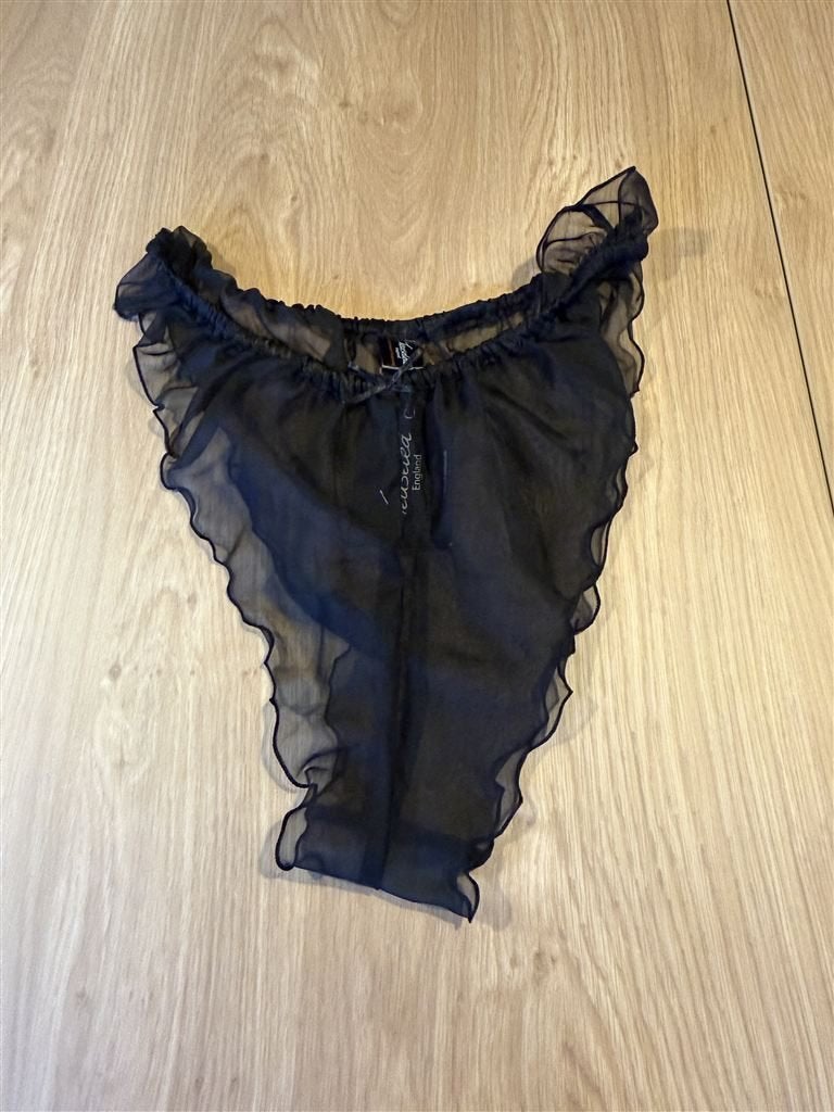 Doorzichtige Slipjes Zwart - Maat 44 & 48, Kleding | Dames, Ophalen of Verzenden, Zwart