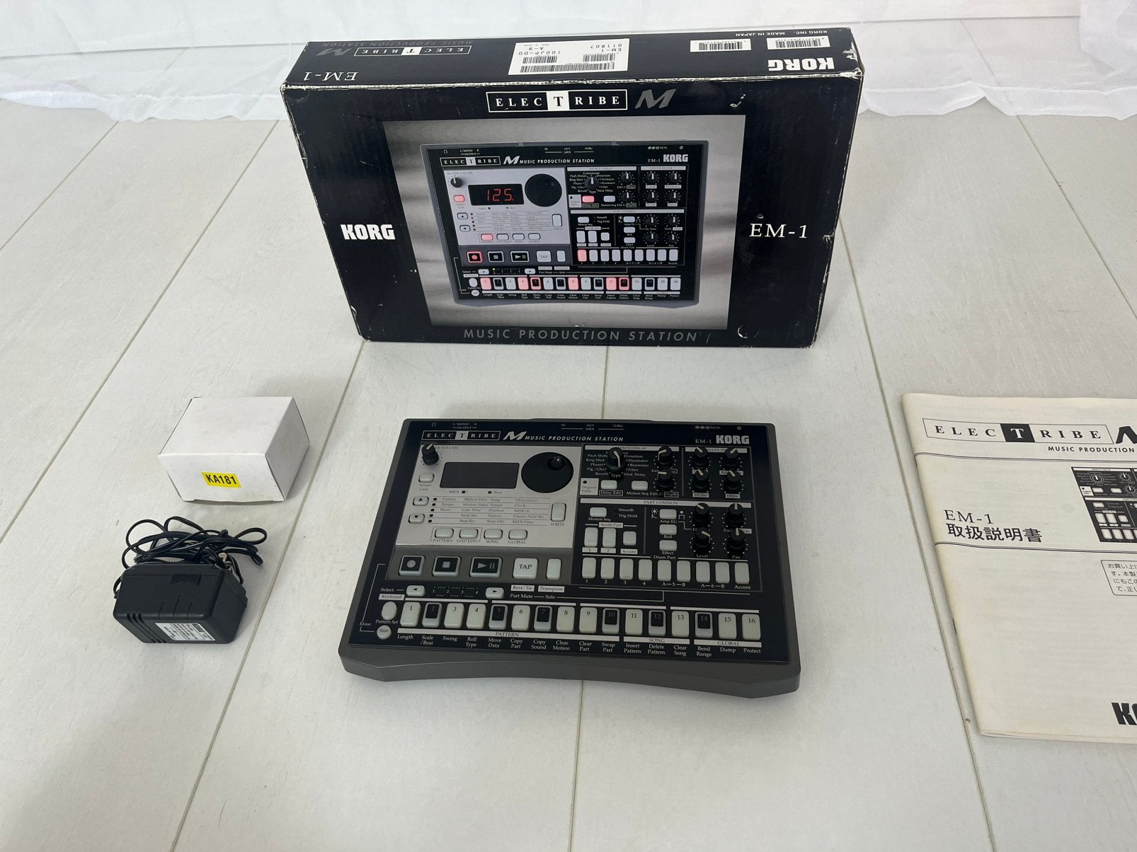 Korg electribe EM-1 collectors item, Muziek en Instrumenten, Drumcomputers, Zo goed als nieuw, Korg, Ophalen of Verzenden