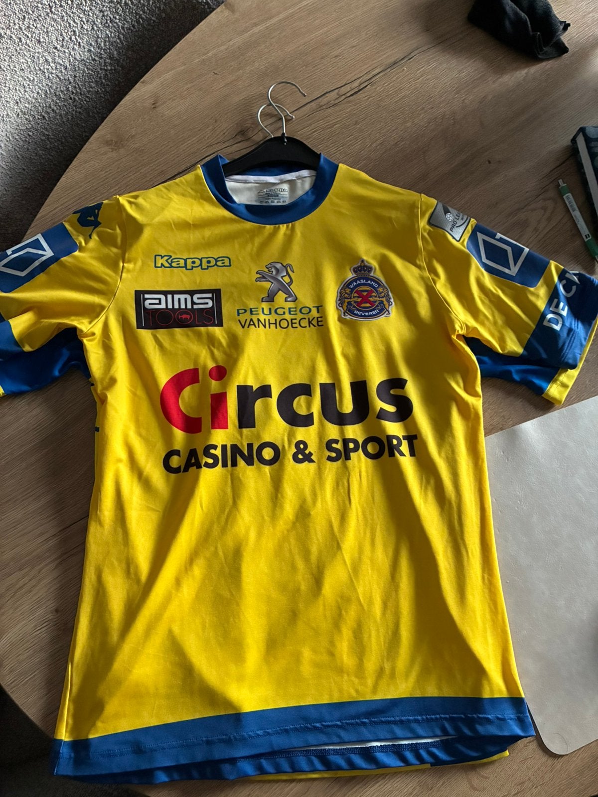 Matchworn Erdin Demir Waasland-Beveren, Sport en Fitness, Voetbal, Ophalen of Verzenden, Zo goed als nieuw