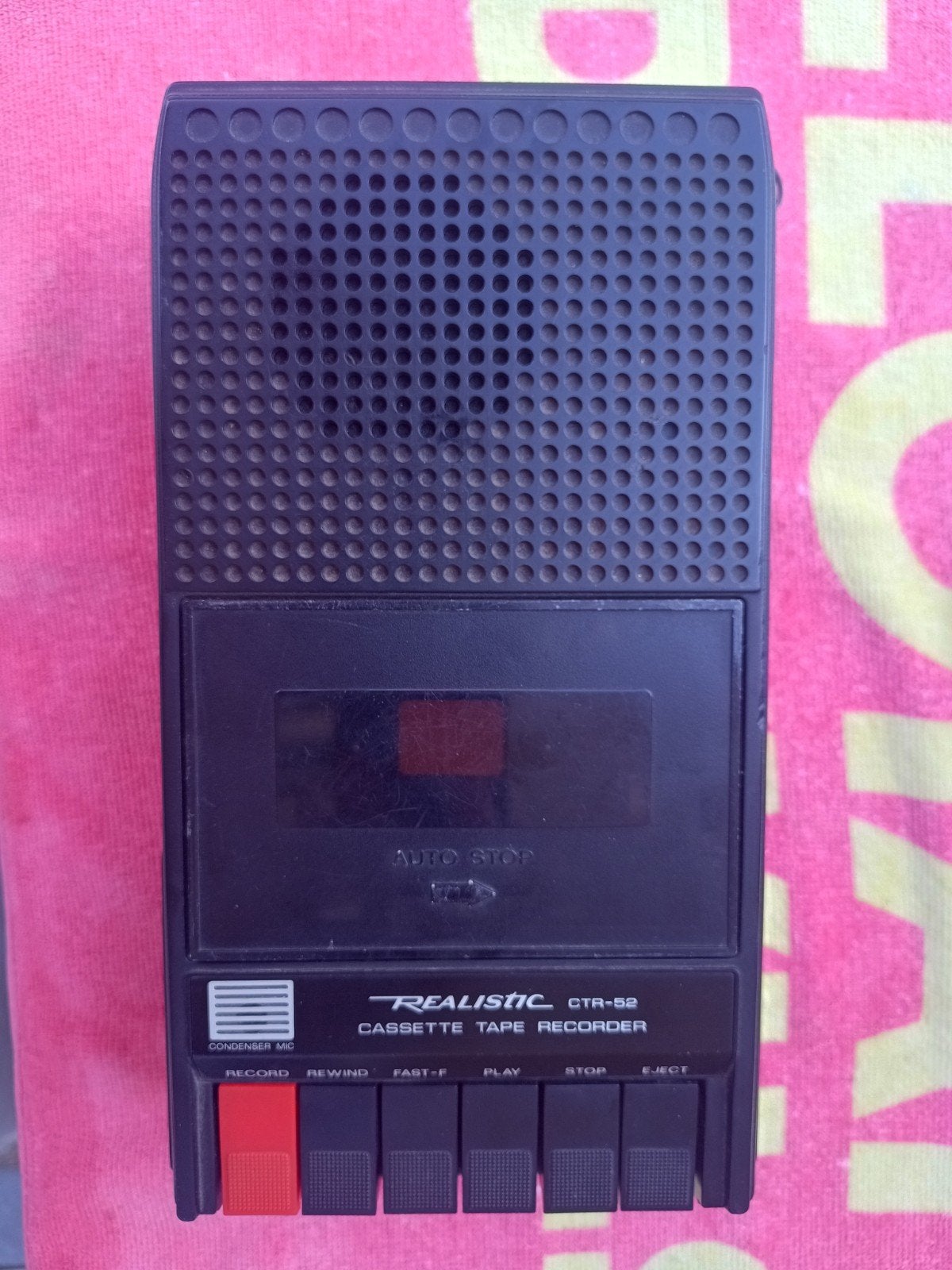 Realistic ctr-52 cassette, defect, TV, Hi-fi & Vidéo, Decks cassettes, Enlèvement ou Envoi