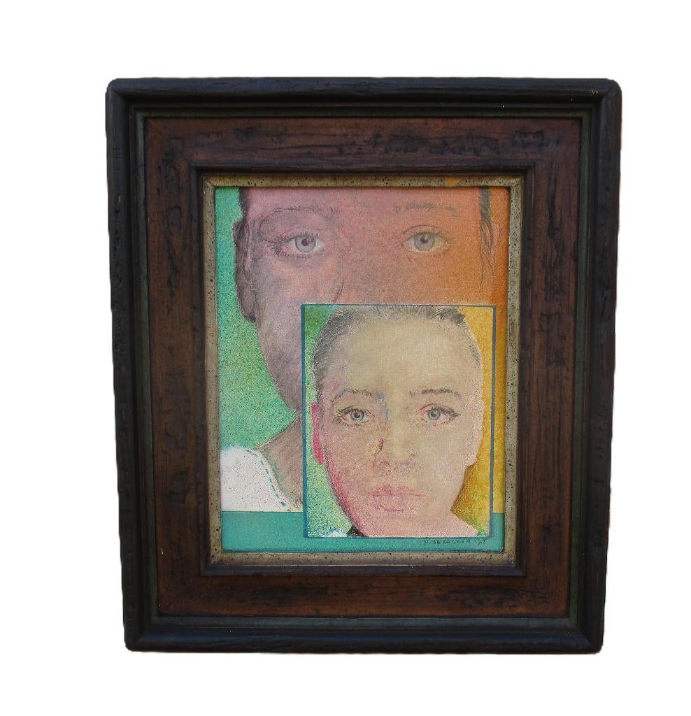 Paul de Cocker (1931-2020) Schuil gaan achter zichzelf, Antiek en Kunst, Kunst | Schilderijen | Modern, Ophalen of Verzenden