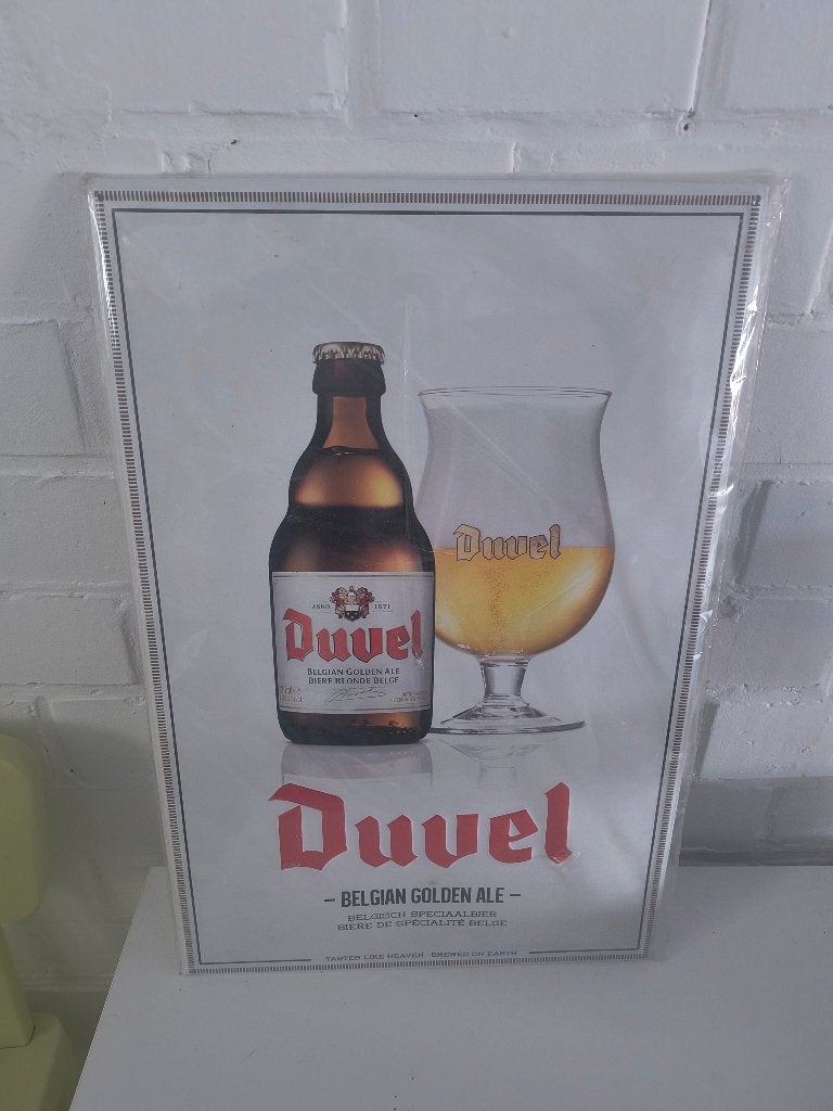 Duvel reclamebord, Enlèvement, Neuf