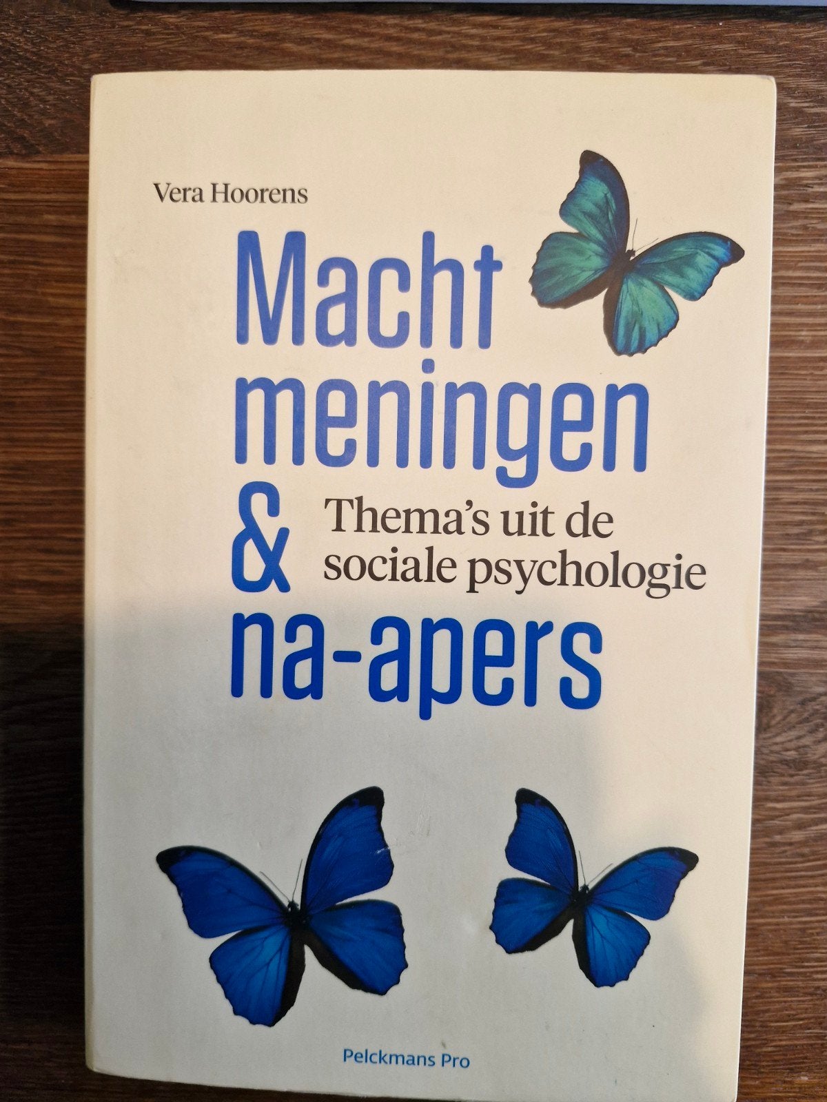 Macht, meningen en na-apers isbn 9789463370325, Livres, Comme neuf, Psychologie sociale, Enlèvement, Vera Hoorens