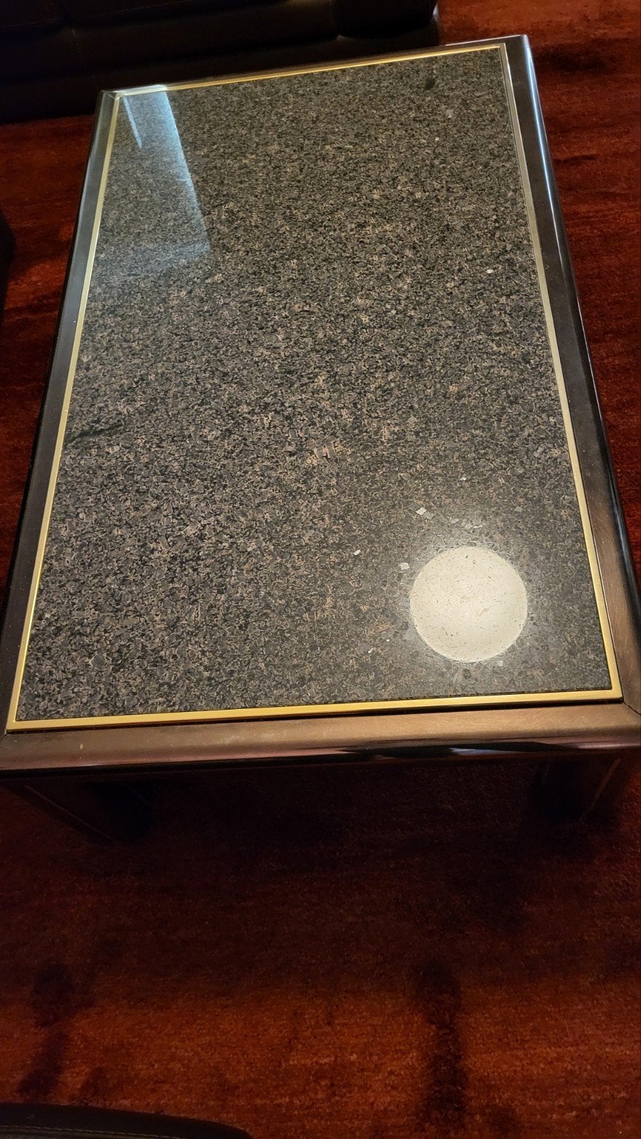 Salontafel met marmeren blad, Ophalen