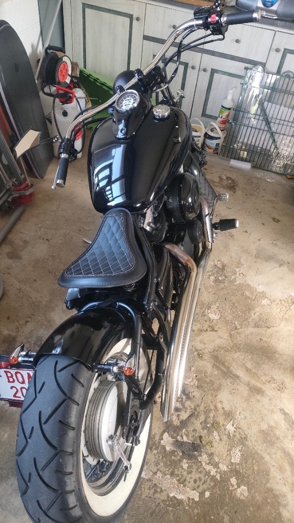 Yamaha dragstar xvs 650 bobber, 2 cilinders, Particulier, Cardan-aandrijving, 650 cc